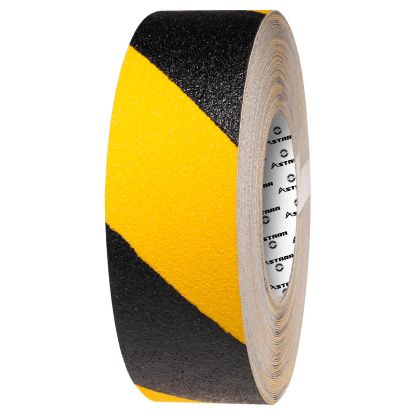 Imagen de Cinta Antideslizante Amarillo Negro 5cm 18metros
