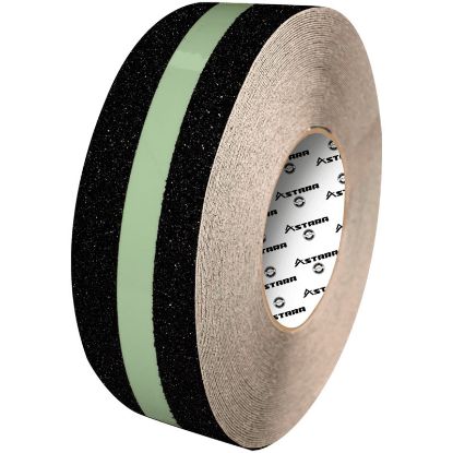 Imagen de Cinta Antideslizante Negro fotoluminicente 5cm 18metros